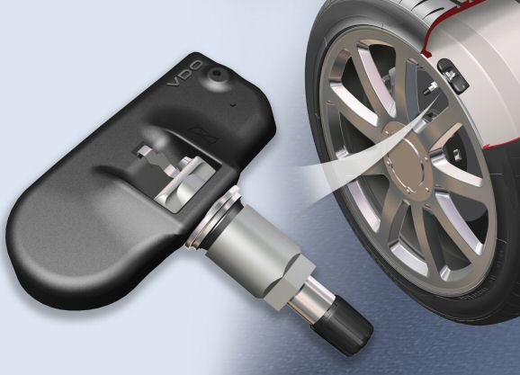 sistema di monitoraggio della pressione dei pneumatici del sensore TPMS wireless per moto Keenso con 2 sensori esterni Sensore TPMS wireless 